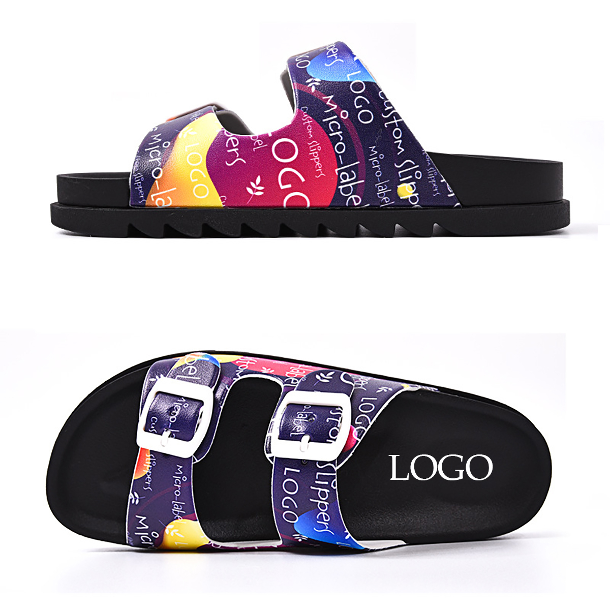APA1005 Outwear Double Buckle Non-Smell Women Slides